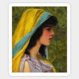 Melissa by John William Godward Sticker